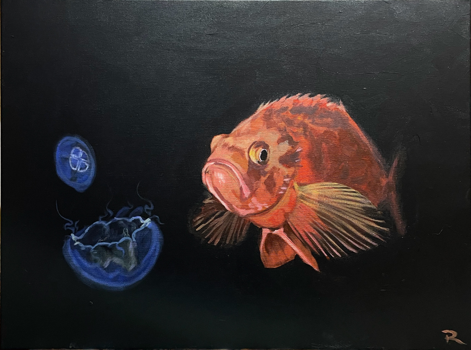 Beneath the worlds mirror – Maleri - Bilde 1